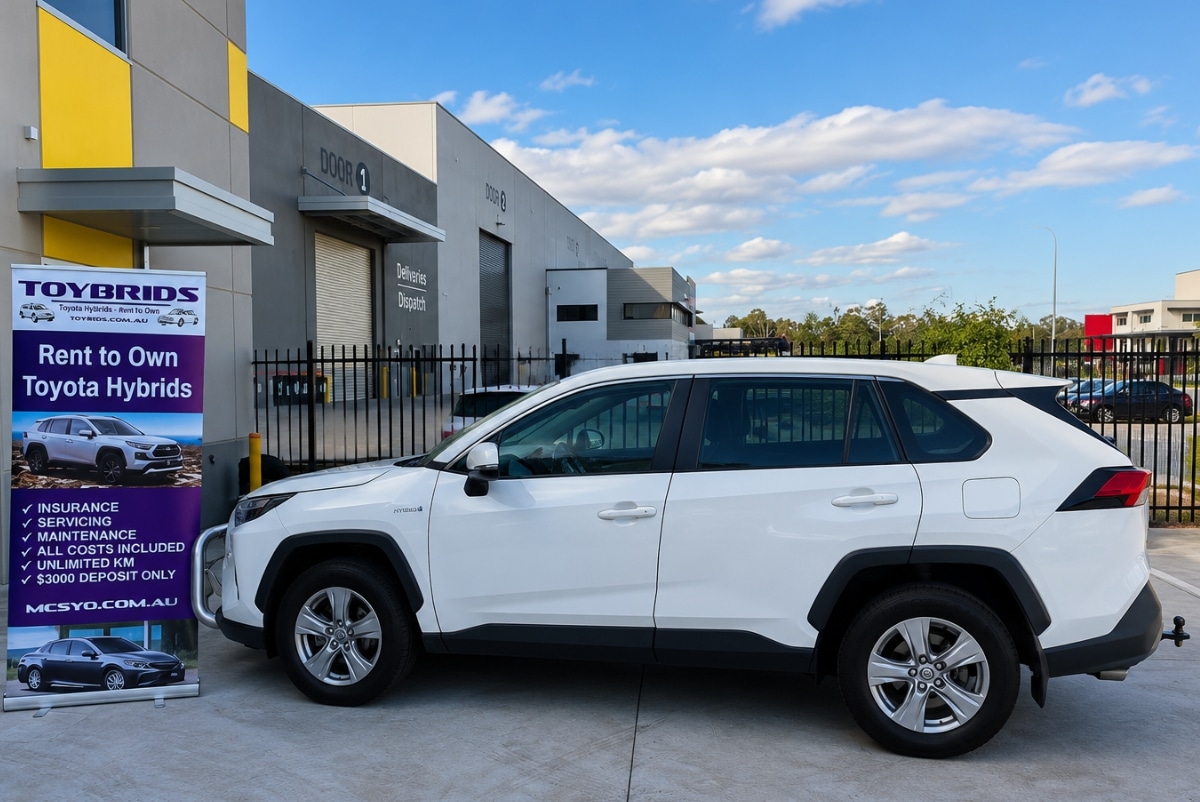 Toyota RAV4 GX Hybrid, available on rent-to-own in Perth