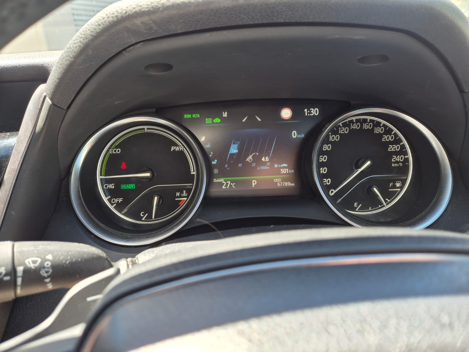 2023 Toyota RAV4 GX Hybrid in blue — photo 4 of 6