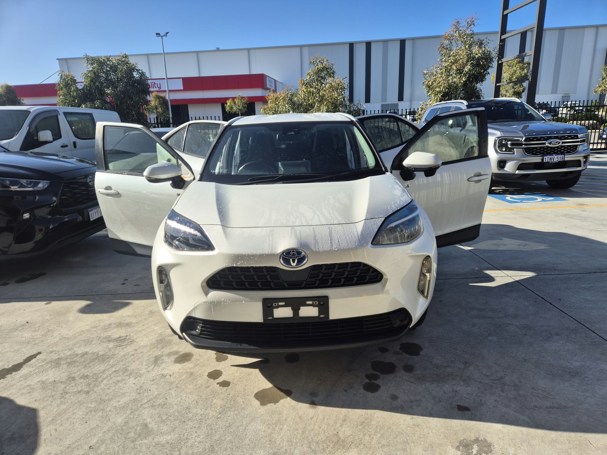 2024 Toyota RAV4 Hybrid in white